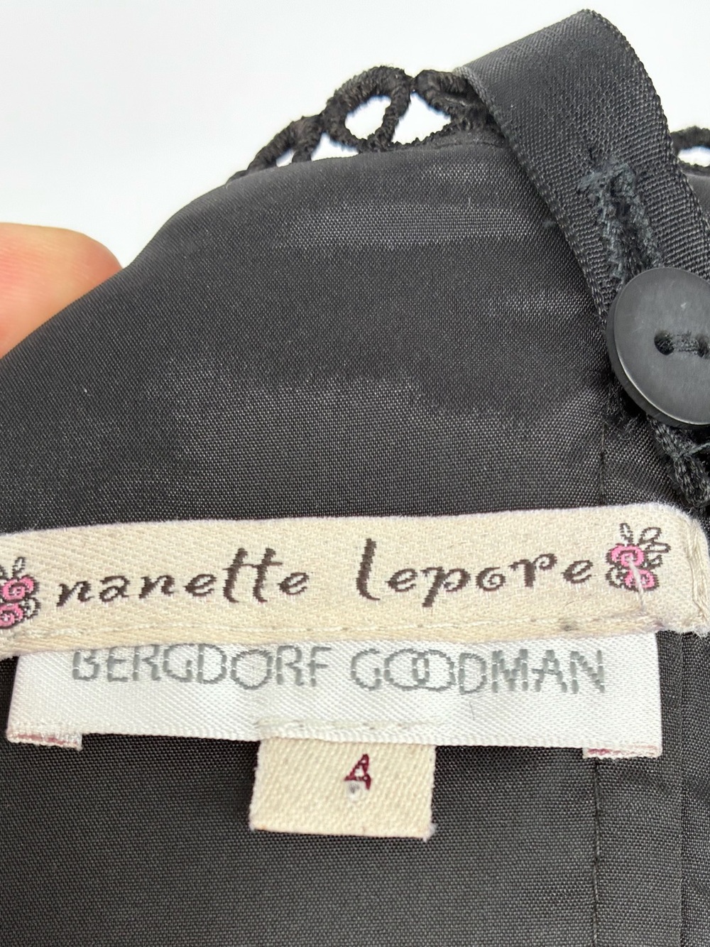 Women’s Vintage Nanette Lepore Bergdorf Goodman Stripped Silk Taffeta Dress 4 - Picture 3 of 16